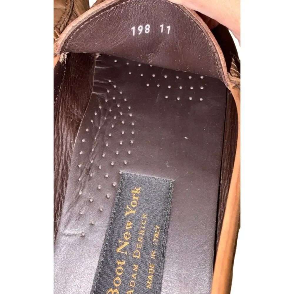 To Boot New York Adam Derrick Brown Leather Penny Loafers   Size: 11